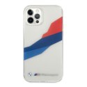 Etui BMW BMHCP12MSKTGT iPhone 12/12 Pro 6,1" transparent hardcase Motorsport Tricolor