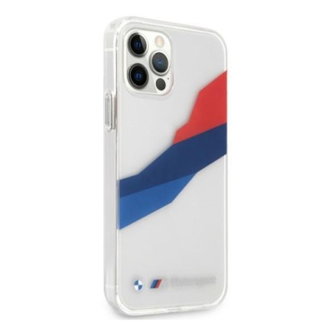 Etui BMW BMHCP12MSKTGT iPhone 12/12 Pro 6,1" transparent hardcase Motorsport Tricolor