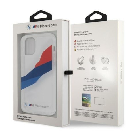 Etui BMW BMHCP12MSKTGT iPhone 12/12 Pro 6,1" transparent hardcase Motorsport Tricolor