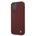 Etui BMW BMHCP12MSLBLRE iPhone 12/12 Pro 6,1" czerwony/red hardcase Silicone Signature Logo