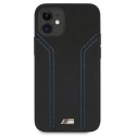 Etui BMW BMHCP12SDLBK iPhone 12 mini 5,4" czarny/black hardcase M Collection Blue Lines