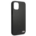 Etui BMW BMHCP12SMHOLBK iPhone 12 mini 5,4" czarny/black hardcase M Collection Smooth PU