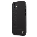 Etui BMW BMHCP12SSLLBK iPhone 12 mini 5,4" czarny/black hardcase Signature Logo Imprint