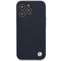 Etui BMW BMHCP13XSILNA iPhone 13 Pro Max 6,7" granatowy/navy hardcase Silicone Signature