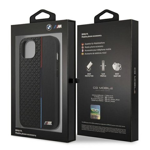 Etui BMW BMHCP13MTRTBK iPhone 13 6,1" czarny/black hardcase M Collection Triangles