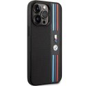 Etui BMW BMHCP14L22PPMK iPhone 14 Pro 6,1" czarny/black Tricolor M Collection