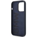 Etui BMW BMHCP14LSILNA iPhone 14 Pro 6,1" granatowy/navy Silicone Metal Logo