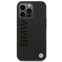 Etui BMW BMHCP14LSLLBK iPhone 14 Pro 6,1" czarny/black Leather Stamp