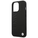 Etui BMW BMHCP14LSLLBK iPhone 14 Pro 6,1" czarny/black Leather Stamp