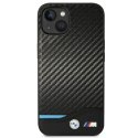 Etui BMW BMHCP14M22NBCK iPhone 14 Plus 6,7" czarny/black Leather Carbon