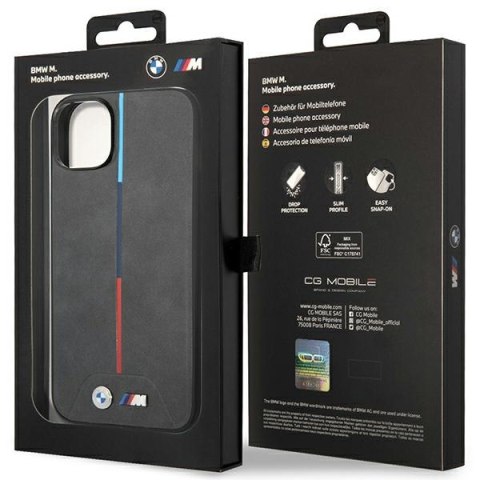 Etui BMW BMHCP14M22PVTA iPhone 14 Plus 6,7" szary/grey Quilted Tricolor