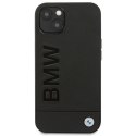 Etui BMW BMHCP14MSLLBK iPhone 14 Plus 6,7" czarny/black Leather Stamp