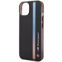 Etui BMW BMHCP14S22HVGV iPhone 14 6.1" czarny/black IML Tricolor Stripe