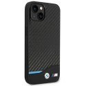 Etui BMW BMHCP14S22NBCK iPhone 14 6,1" czarny/black Leather Carbon