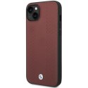 Etui BMW BMHCP14S22RFGR iPhone 14 6,1" burgundowy/burgundy Leather Diamond Pattern