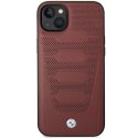 Etui BMW BMHCP14S22RPSR iPhone 14 6,1" burgundowy/burgundy Leather Seats Pattern