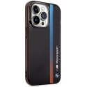 Etui BMW BMHCP14X22HVGV iPhone 14 Pro Max 6.7" czarny/black IML Tricolor Stripe