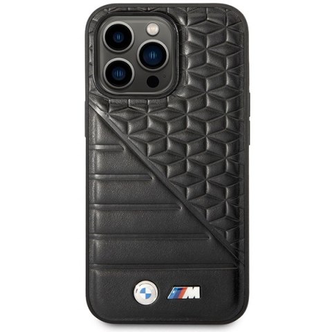 Etui BMW BMHCP14X22PMGK iPhone 14 Pro Max 6,7" czarny/black Bi Pattern