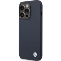 Etui BMW BMHCP14XSILNA iPhone 14 Pro Max 6,7" granatowy/navy Silicone Metal Logo