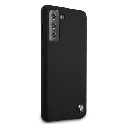 Etui BMW BMHCS21SSILBK S21 G991 czarny/black hardcase Silicone Signature