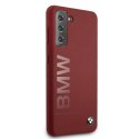 Etui BMW BMHCS21SSLBLRE S21 G991 czerwony/red hardcase Silicone Signature Logo