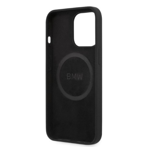 Etui BMW BMHMP13LSLBLBK iPhone 13 Pro / 13 6,1" czarny/black hardcase Silicone Signature Logo Magsafe