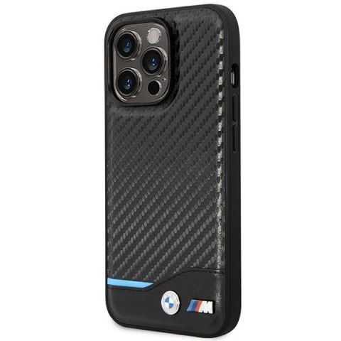 Etui BMW BMHMP14X22NBCK iPhone 14 Pro Max 6,7" czarny/black Carbon MagSafe