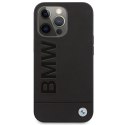 Etui BMW BMHMP14XSLLBK iPhone 14 Pro Max 6,7" czarny/black hardcase Signature Logo Imprint Magsafe