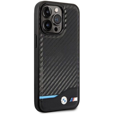Etui BMW BMHMP14L22NBCK iPhone 14 Pro 6,1" czarny/black Carbon MagSafe