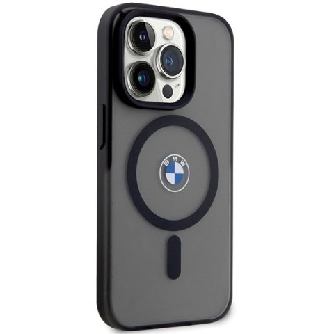 Etui BMW BMHMP14LDSLK iPhone 14 Pro 6.1" czarny/black hardcase Signature MagSafe