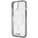 Etui BMW BMHMP14MHCRS iPhone 14 Plus 6.7" transparent hardcase Silver Ring MagSafe