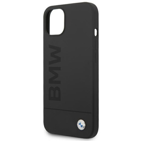 Etui BMW BMHMP14SSLBLBK iPhone 14 6,1" czarny/black hardcase Silicone Signature Logo Magsafe