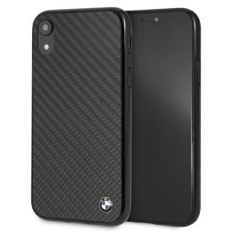 Etui hardcase BMW BMHCI61MBC iPhone Xr czarny/black Siganture-Carbon