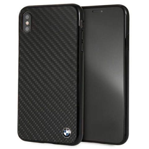 Etui hardcase BMW BMHCI65MBC iPhone Xs Max czarny/black Siganture-Carbon