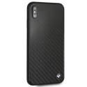 Etui hardcase BMW BMHCI65MBC iPhone Xs Max czarny/black Siganture-Carbon