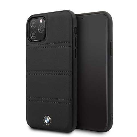 Etui hardcase BMW BMHCN58PELBK iPhone 11 Pro czarny/black Signature Horizontal Lines