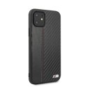 Etui hardcase BMW BMHCN61MCARBK iPhone 11 6,1" / Xr czarny/black PU Carbon