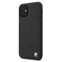 Etui hardcase BMW BMHCN61SILBK iPhone 11 6,1" / Xr czarny/black Silicone