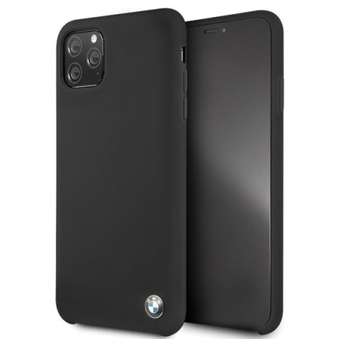 Etui hardcase BMW BMHCN65SILBK iPhone 11 Pro Max czarny/black Silicone