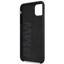 Etui hardcase BMW BMHCN65SILBK iPhone 11 Pro Max czarny/black Silicone