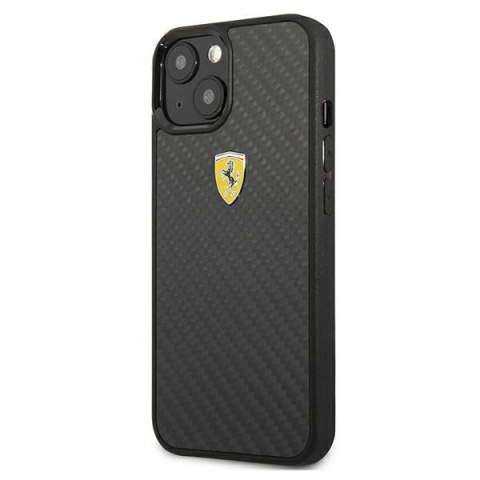 Ferrari FEHCP13SFCABK iPhone 13 mini5,4" czarny/black hardcase On Track Real Carbon