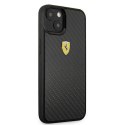 Ferrari FEHCP13SFCABK iPhone 13 mini5,4" czarny/black hardcase On Track Real Carbon