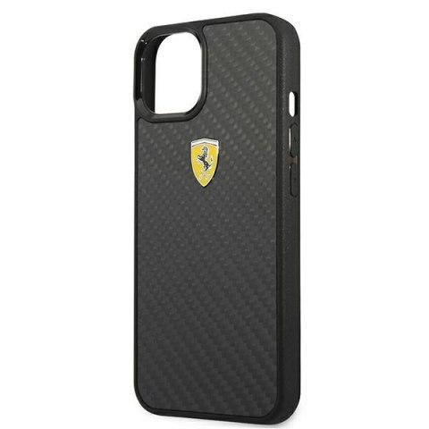 Ferrari FEHCP13SFCABK iPhone 13 mini5,4" czarny/black hardcase On Track Real Carbon