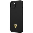 Ferrari FEHCP14MSIBBK iPhone 14 Plus / 15 Plus 6,7" czarny/black hardcase Silicone Metal Logo