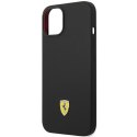 Ferrari FEHCP14MSIBBK iPhone 14 Plus / 15 Plus 6,7" czarny/black hardcase Silicone Metal Logo