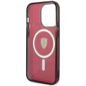 Ferrari FEHMP14XURKR iPhone 14 Pro Max 6.7" czerwony/red hardcase Translucent Magsafe