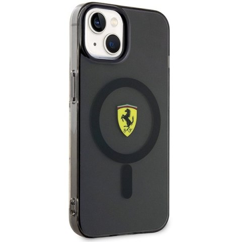 Ferrari FEHMP14MURKK iPhone 14 Plus / 15 Plus 6.7" czarny/black hardcase Translucent Magsafe