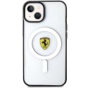 Ferrari FEHMP14MURKT iPhone 14 Plus / 15 Plus 6.7" przezroczysty/transparent hardcase Outline Magsafe