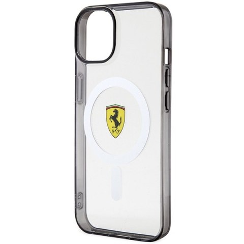 Ferrari FEHMP14MURKT iPhone 14 Plus / 15 Plus 6.7" przezroczysty/transparent hardcase Outline Magsafe