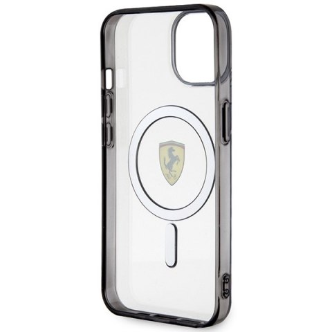 Ferrari FEHMP14MURKT iPhone 14 Plus / 15 Plus 6.7" przezroczysty/transparent hardcase Outline Magsafe